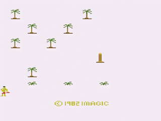 Riddle of the Sphinx title screen for Atari 2600